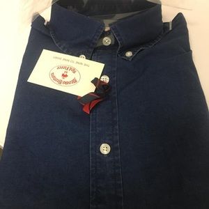 Brooks Brothers Slim Fit Denim Shirt, Medium